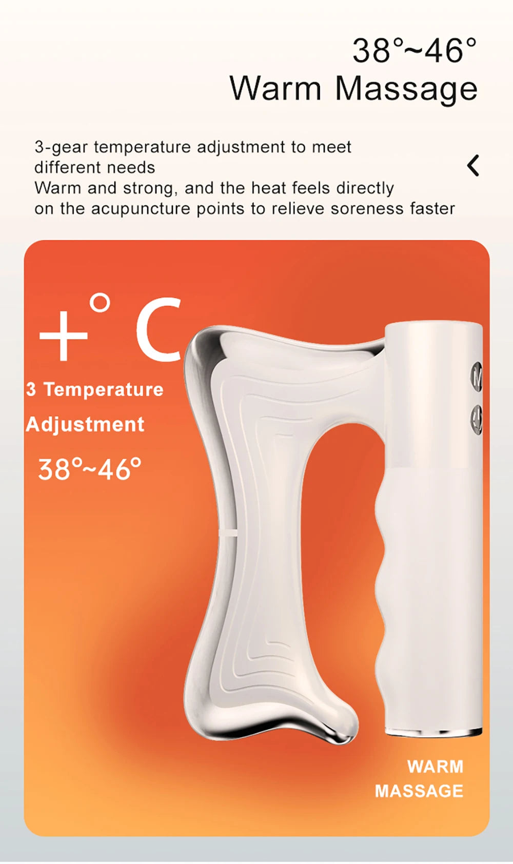 Electric Deep Tissue Massage Blade – Heated Fascia Relaxation Tool